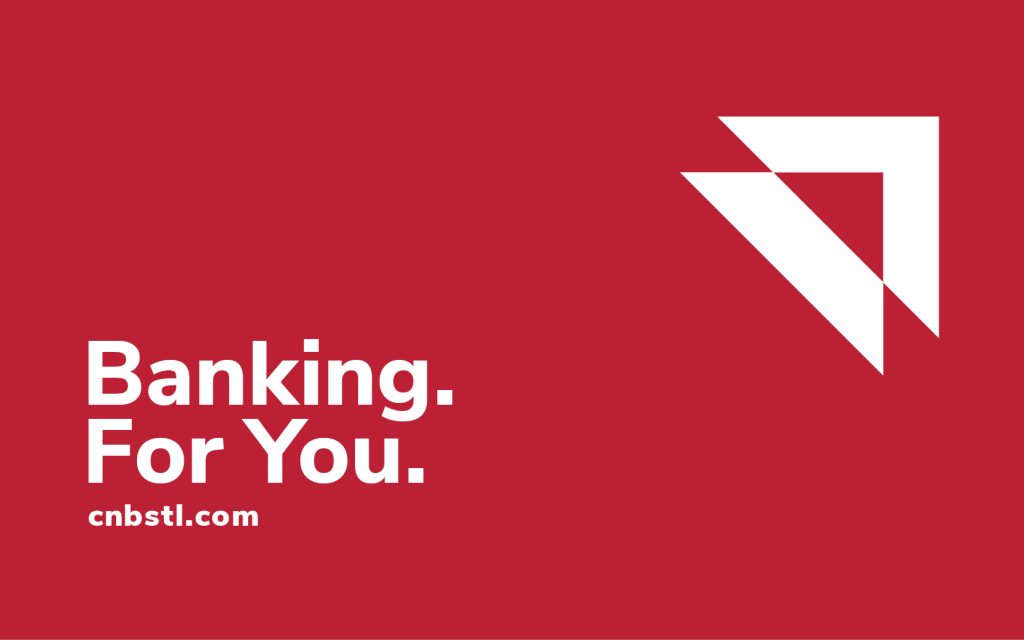 CNB St. Louis Bank rebranding example