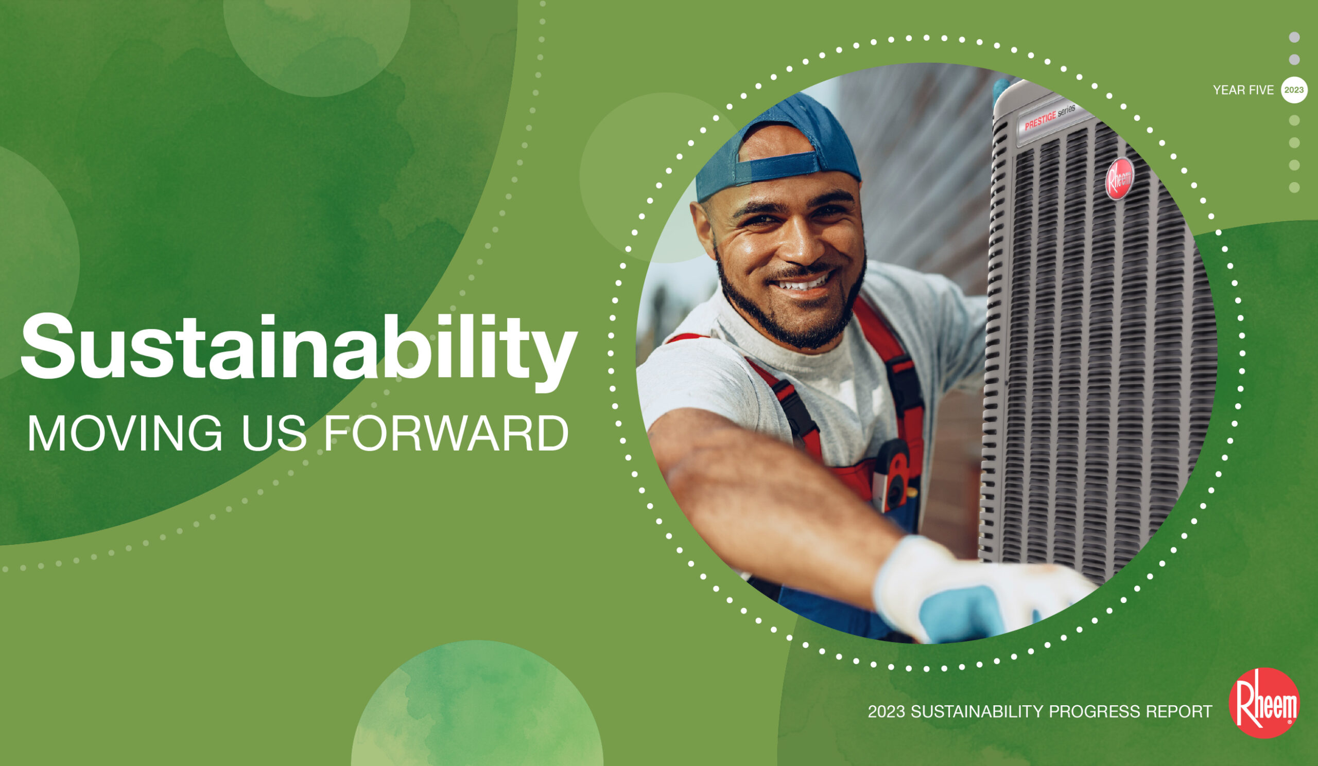 Rheem sustainability report cover
