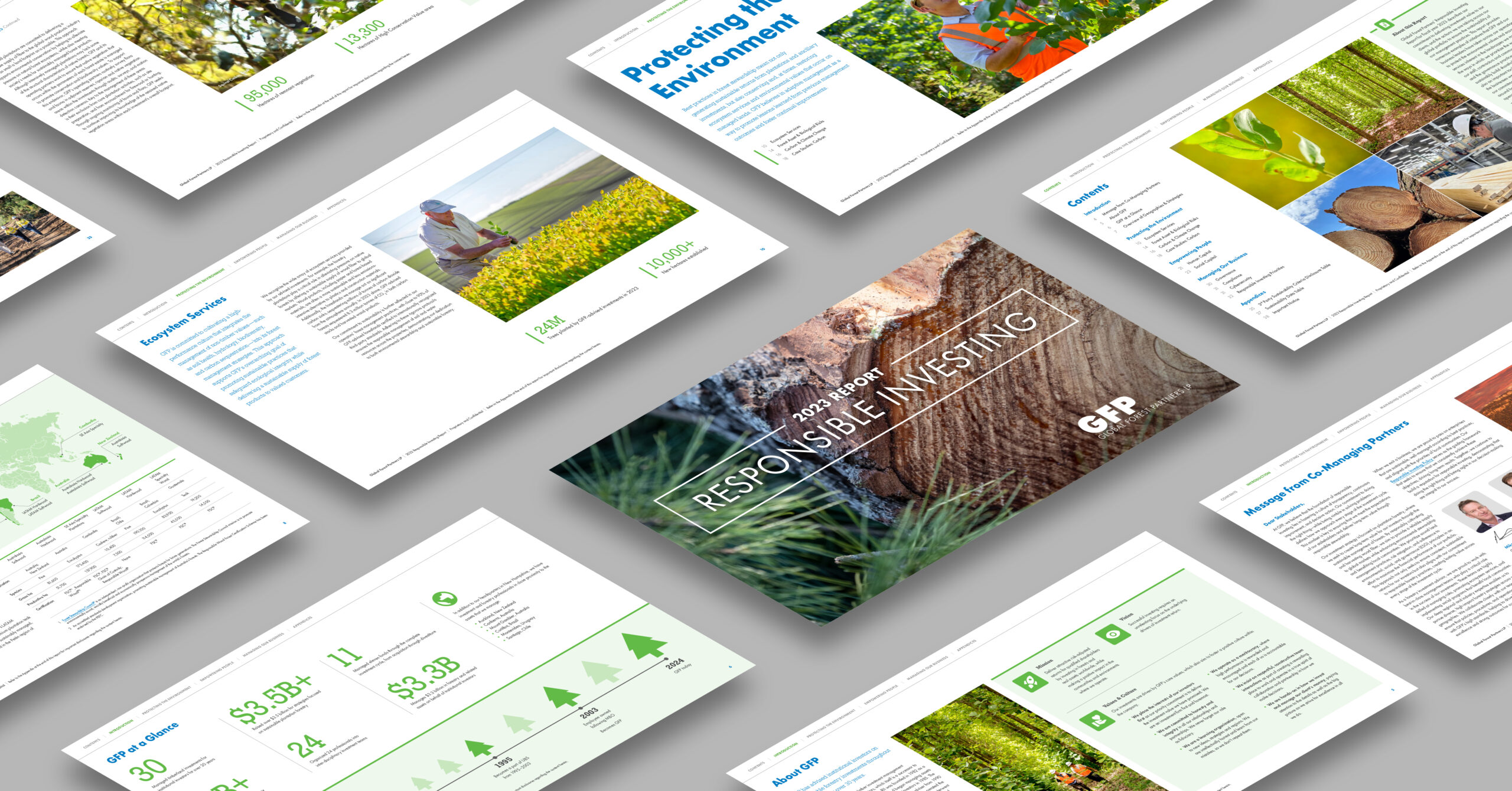 Global Forest Partners 2023 Sustainability Report example